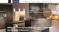Desktop Screenshot of kuechen-krall.de
